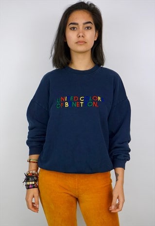 VINTAGE 90'S UNITED COLOURS OF BENETTON SWEATSHIRT