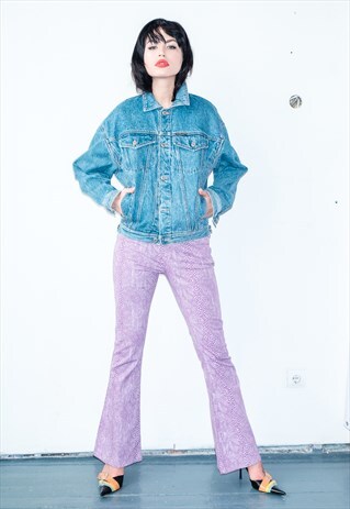 VINTAGE OVERSIZED DENIM JACKET / UNISEX