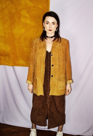 CUTE SUEDE TAN JACKET