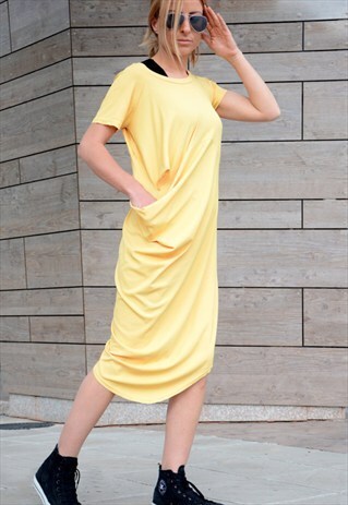 DRAPPED SUMMER DRESS
