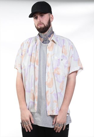 VINTAGE ABSTRACT PRINT 90S SHIRT