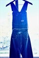 REWORKED LEVI'S JEANS WITH OVERALL TOP ATTACHED 