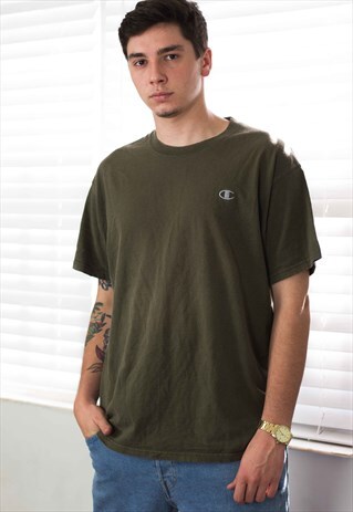 VINTAGE CHAMPION T-SHIRT LOGO 90S XL 9