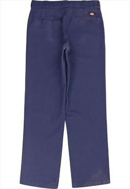 Dickies 90's Chino Baggy Trousers 32 Blue