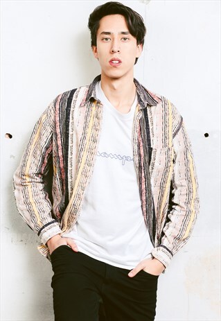 VINTAGE AZTEC STRIPE SHIRT