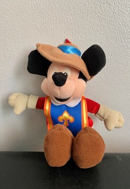 Mickey Mouse musketeer Mickey 9 inch promo plush toy 