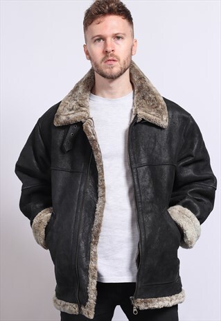 VINTAGE SUEDE AVIATOR JACKET