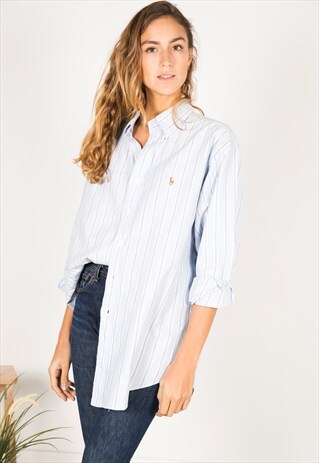 VINTAGE 80S POLO RALPH LAUREN SHIRT / R214