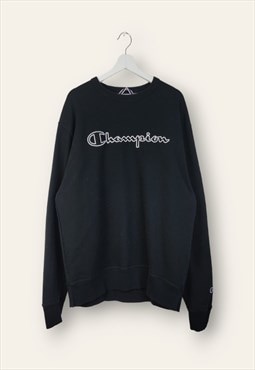 Vintage  Champion Sweatshirt Original in Black L