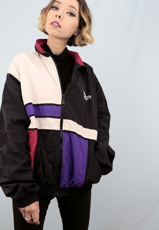 VINTAGE 80S 90S OVERSIZED REEBOK WINDBREAKER JACKET