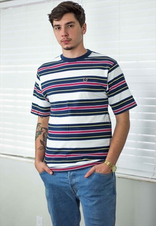 VINTAGE TOMMY HILFIGER T-SHIRT LOGO 90S X 8.1