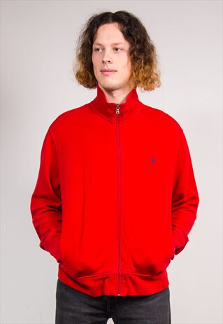 90'S VINTAGE RED RALPH LAUREN ZIP JACKET TRACKSUIT TOP