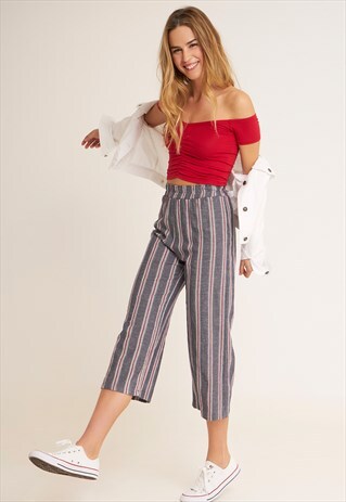 CROP CULOTTE PANTS