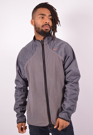 VINTAGE NIKE FLEECE JACKET GREY