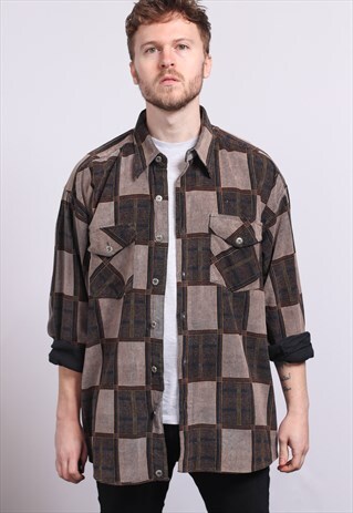 VINTAGE CORDUROY CORD SHIRT