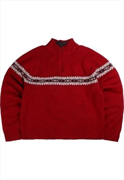 Vintage 90's Woolrich Jumper / Sweater Quarter Zip