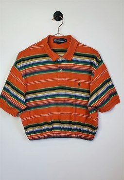 Vintage Reworked Ralph Lauren Cropped Polo Shirt