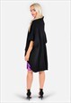 OVERSIZED PONCHO STYLE TURTLE NECK WINTER JUMPER