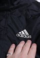 VINTAGE 90'S ADIDAS PUFFER JACKET HEAVYWEIGHT BUTTON UP