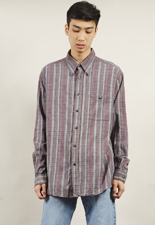 VINTAGE 70'S MISSONI SPORT WOVEN STITCH MULTICOLOUR SHIRT