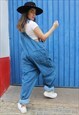 ORIGINAL DICKIES BLUE DENIM RELAXED FIT DUNGAREE OVERALLS