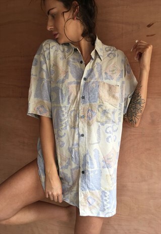 OVERSIZED RETRO 90S 80S VINTAGE UNISEX FESTIVAL SHIRT