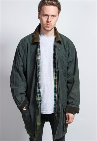 VINTAGE OVERSIZED WAX JACKET