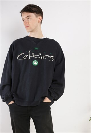VINTAGE REEBOK BLACK SWEATSHIRT Z459