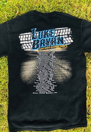 RETRO LUKE BRYAN AMERICAN COUNTRY TOUR CONCERT T-SHIRT