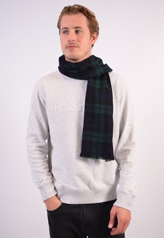 VINTAGE SCARF CHECK GREEN