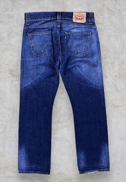 Vintage Levi's 506 Jeans Blue Denim Straight Leg W36 L32