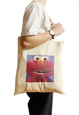 Elmo Tote Bag Meme Sesame Street Bag Like Kermit the Frog