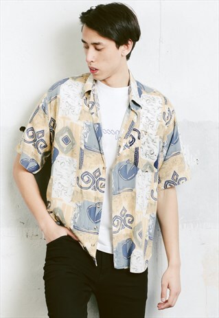 VINTAGE 90S PATTERNED SHIRT