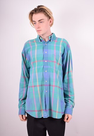 GANT MENS VINTAGE SHIRT LARGE MULTI 90'S