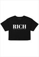 RICH PERSONALITY CROP TOP 