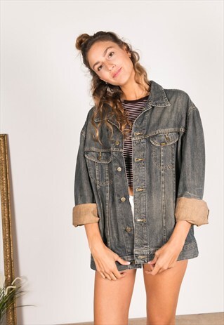 VINTAGE 80S LEE DENIM JACKET / R133