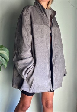 Vintage Grey Fleece Jacket