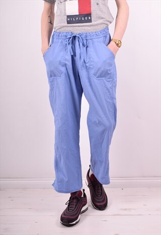 DICKIES MENS VINTAGE TROUSERS W38 L26 BLUE 90S
