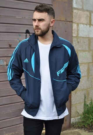VINTAGE 90'S ADIDAS WINDBREAKER TRACK JACKET