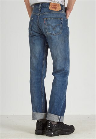 VINTAGE BLUE LEVI'S 501 FIT DENIM JEANS