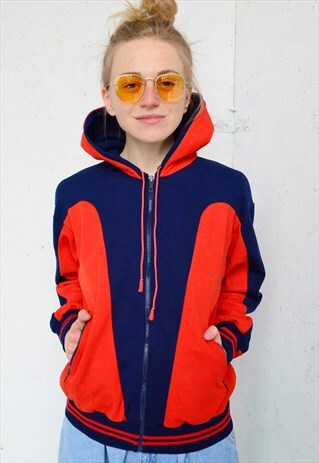 GRASSHOPPERS VINTAGE 70S RED HOODIE