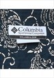 VINTAGE COLUMBIA FLORAL NAVY & WHITE HAWAIIAN SHIRT - M