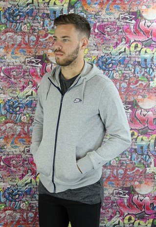 VINTAGE NIKE HOODIE/HOODED SWEATSHIRT. UNISEX SPORTSWEAR.