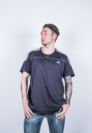 VINTAGE 1990S BLACK ADIDAS T-SHIRT