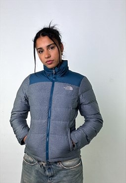 Light Grey 90s The North Face 700 Series Puffer Jacket Coat