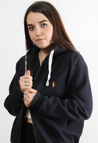 VINTAGE POLO RALPH LAUREN FULL ZIP HOODIE