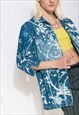 VINTAGE DENIM SHIRT Y2K REWORKED HAND-BLEACHED ZIP JACKET
