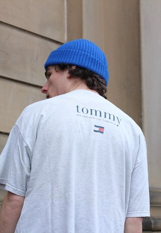 RARE VINTAGE 90S TOMMY HILFIGER BIG FLAG LOGO T SHIRT
