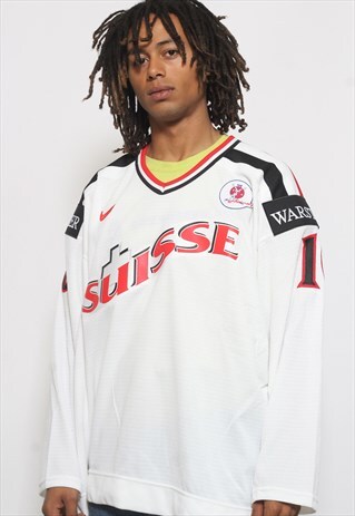 VINTAGE NIKE SWITZERLAND HOCKEY JERSEY