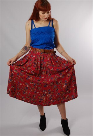 FLORAL PRINT SKIRT